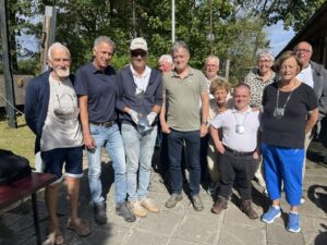 Groepsfoto met Eric en Johan van Dijk